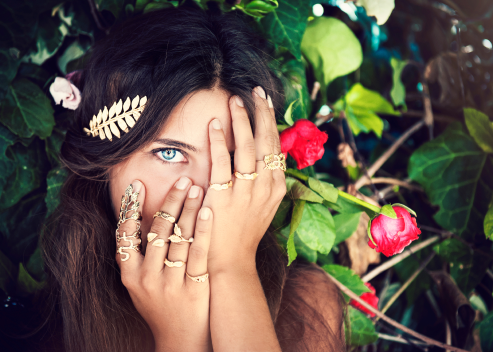 Avigail Adam ヘッドバンド　ニットチェーンのセット Hair Jewelry – Avigail Adam
