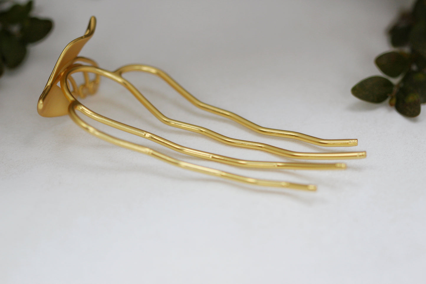 Blooming Lily of the Valley Floral Hair Prong