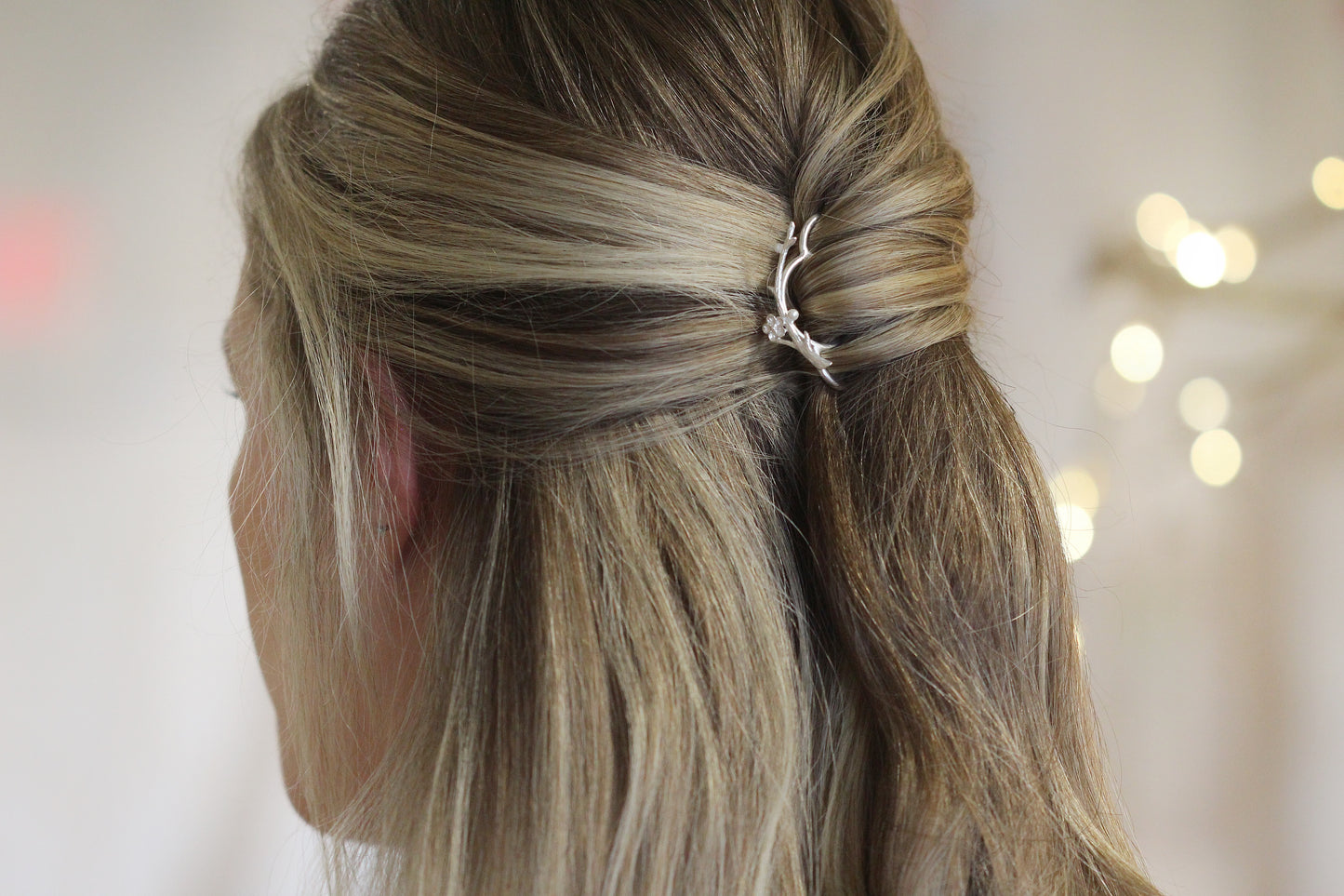 Floral Antler Hair Prong