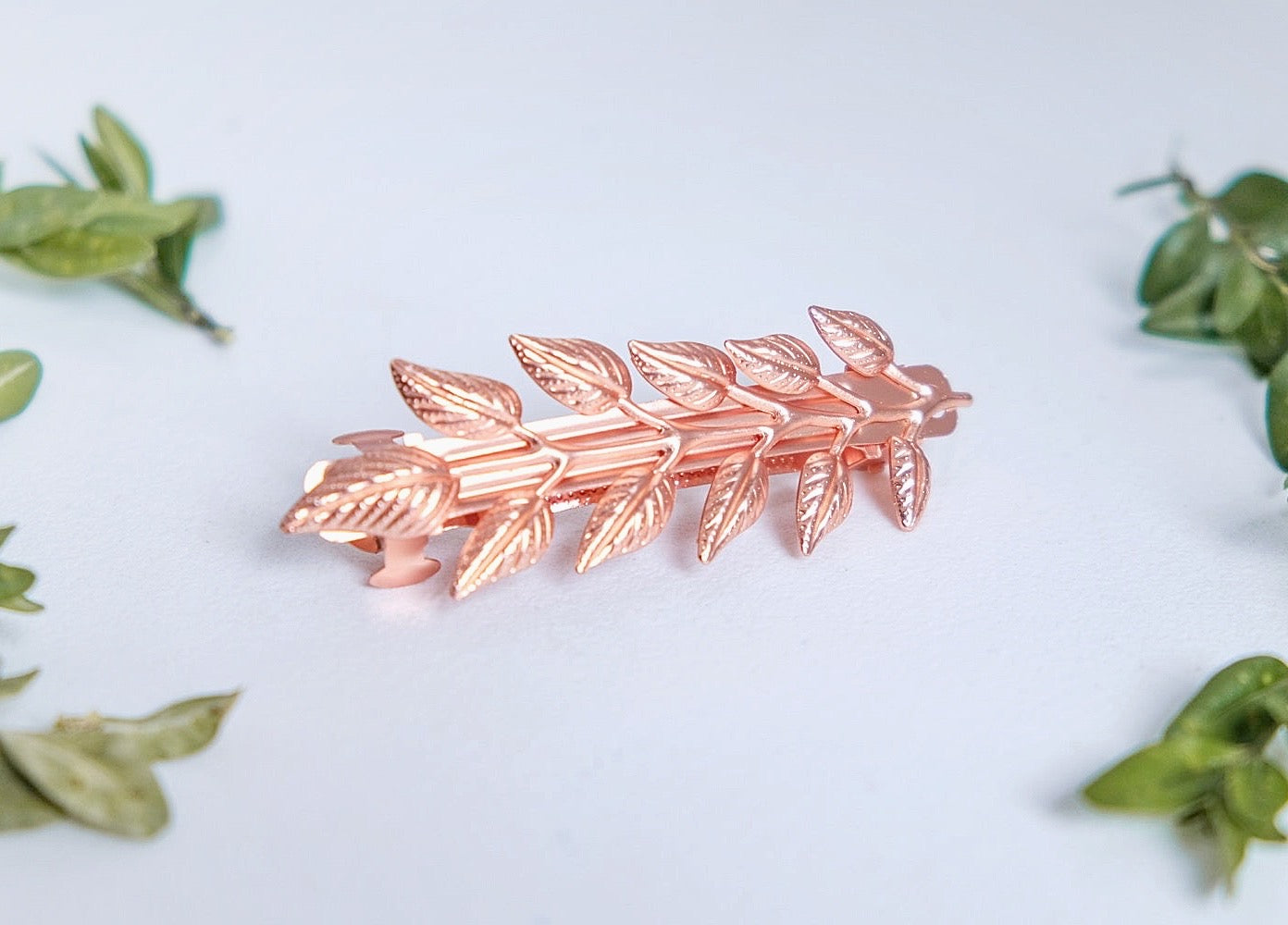 Olive Leaf Barrette