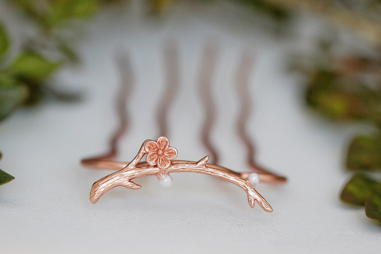 Floral Antler Hair Prong