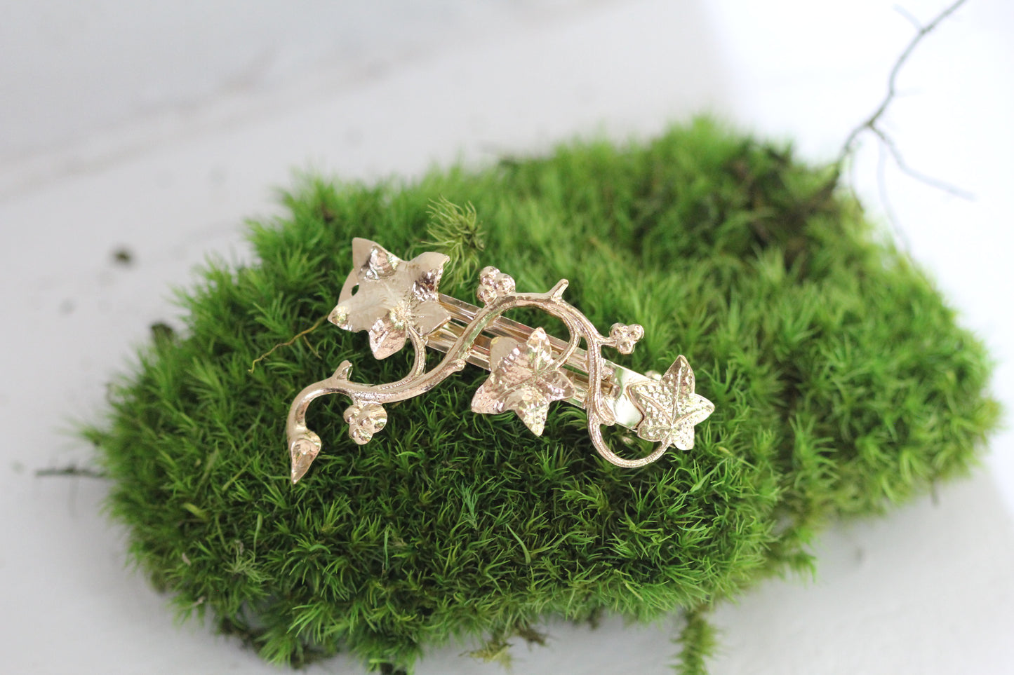 Wild Ivy Leaves Barrette