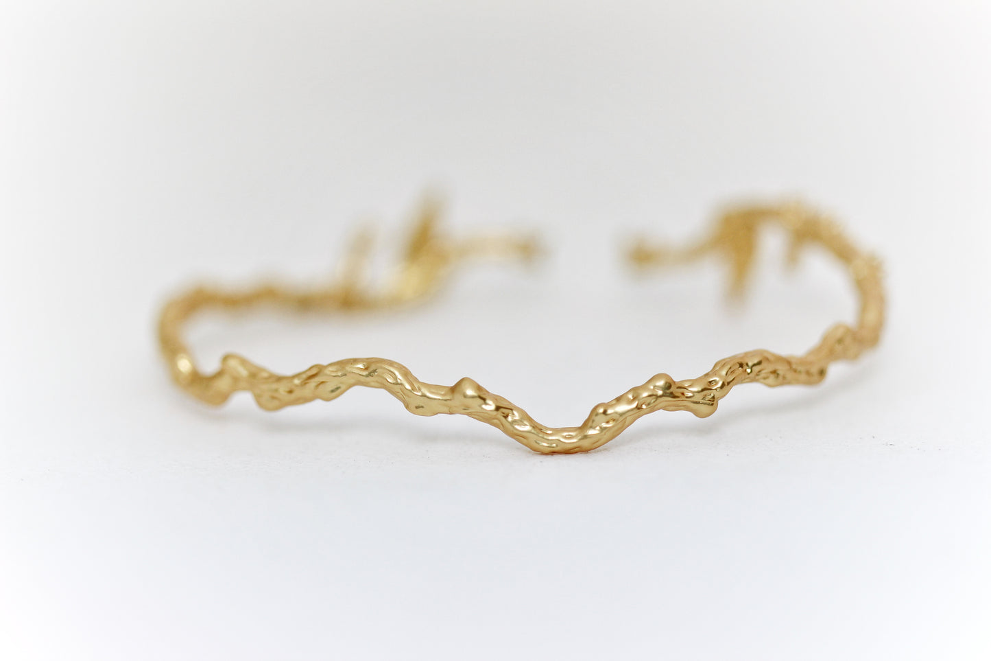 Rustic Dainty Branch Crystals Bracelet