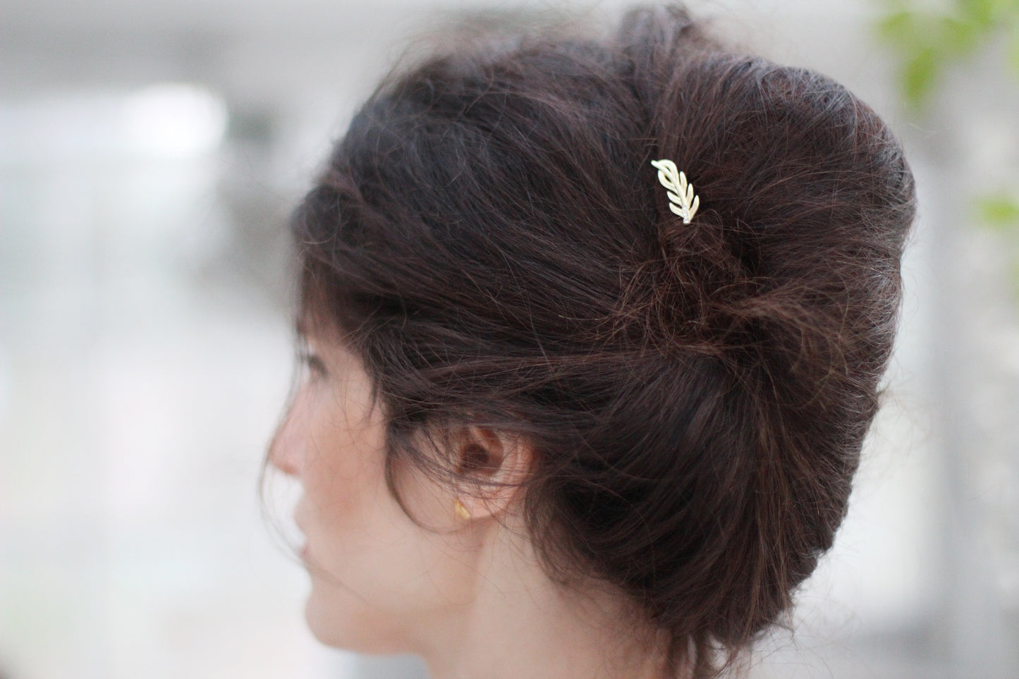 Twig Crystals Leaf Hair Prong