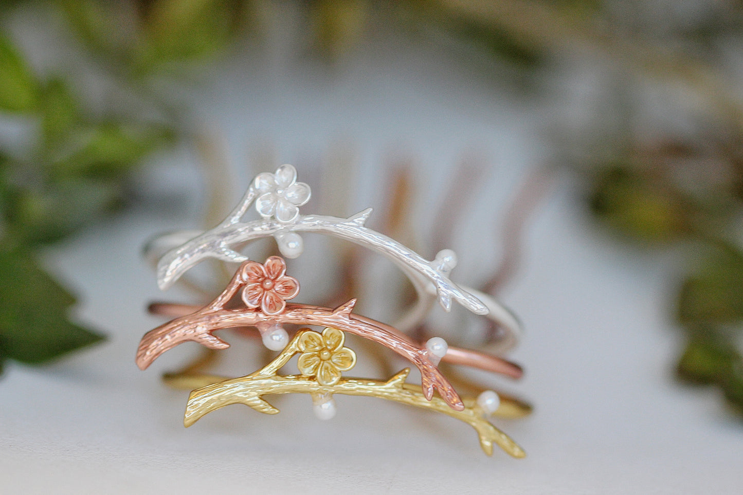 Floral Antler Hair Prong