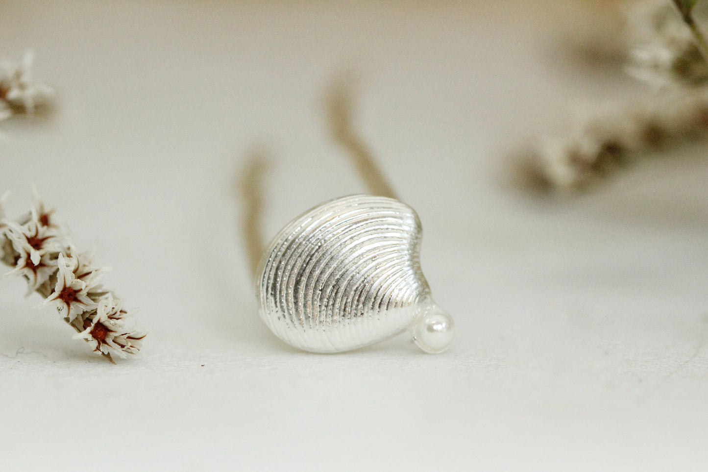 Baby Clam Seashell Little Hair Pin