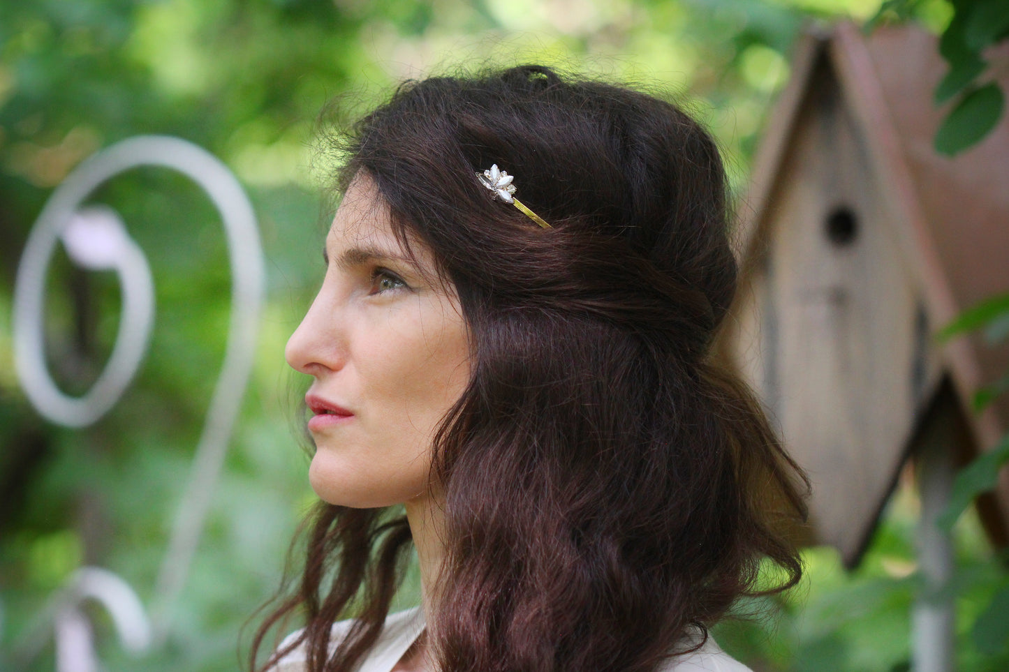 Made to Order * Ophelia Crystals Pearls Cluster Goddess Crown