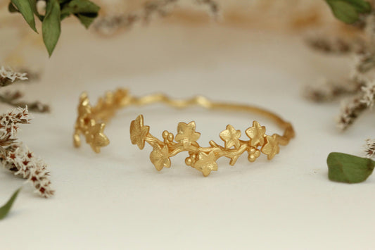 Wild Ivy Leaves Bracelet