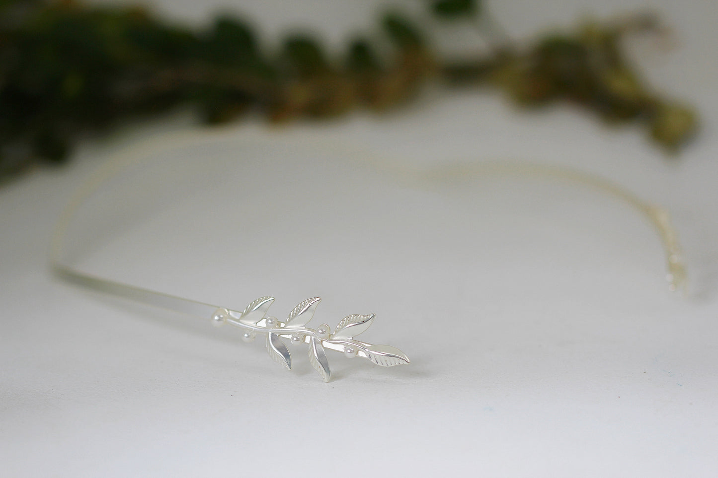 Short Twigs and Pearls Goddess Crown