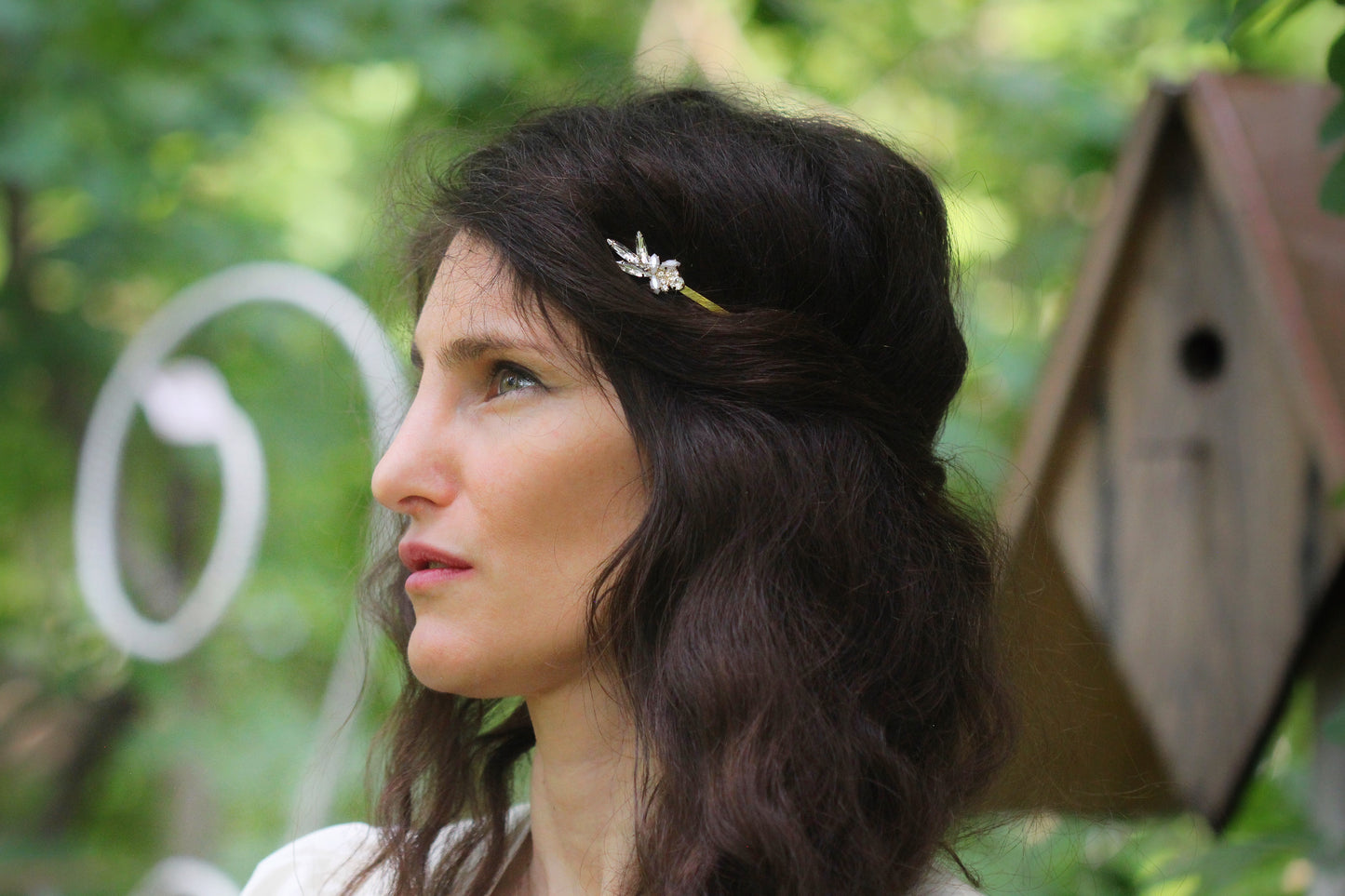 Preorder * Viviana Crystals & Pearls Goddess Crown