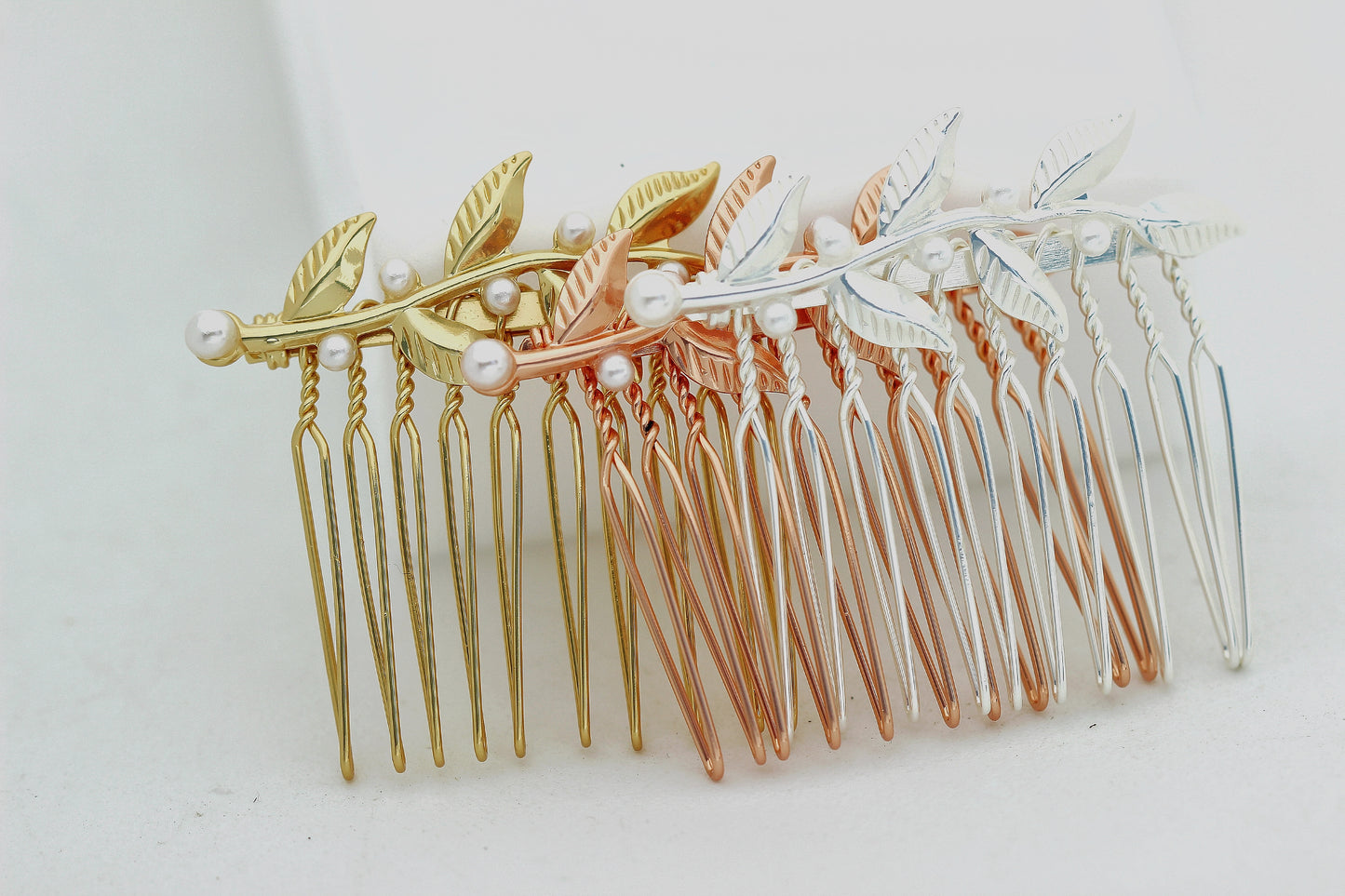 Mini Twigs & Pearls Hair Comb