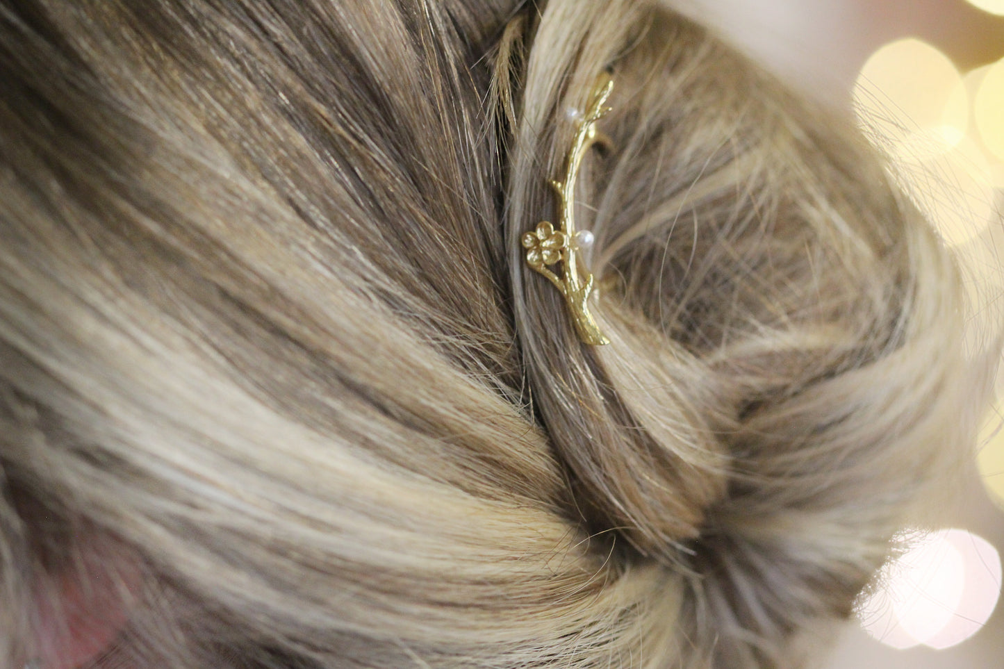 Floral Antler Hair Prong
