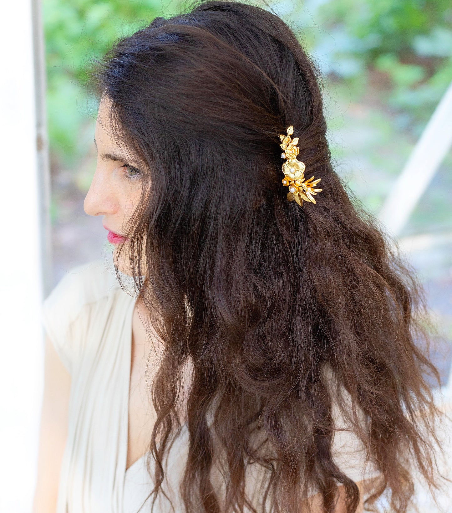 Royal Bloom Floral Hair Prong