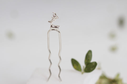 Baby Deer Hair Prong