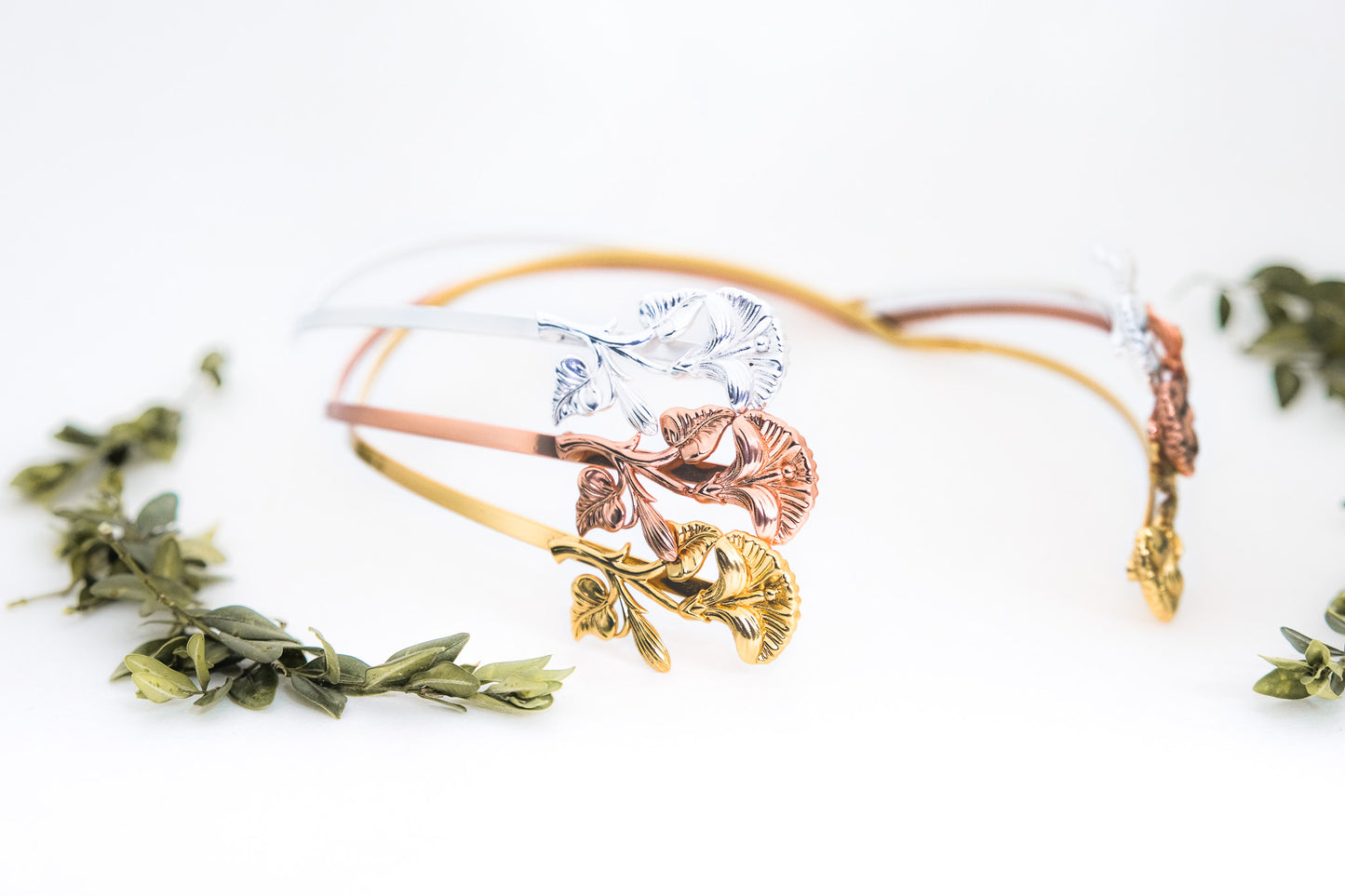 Morning Glory Flowers Goddess Crown