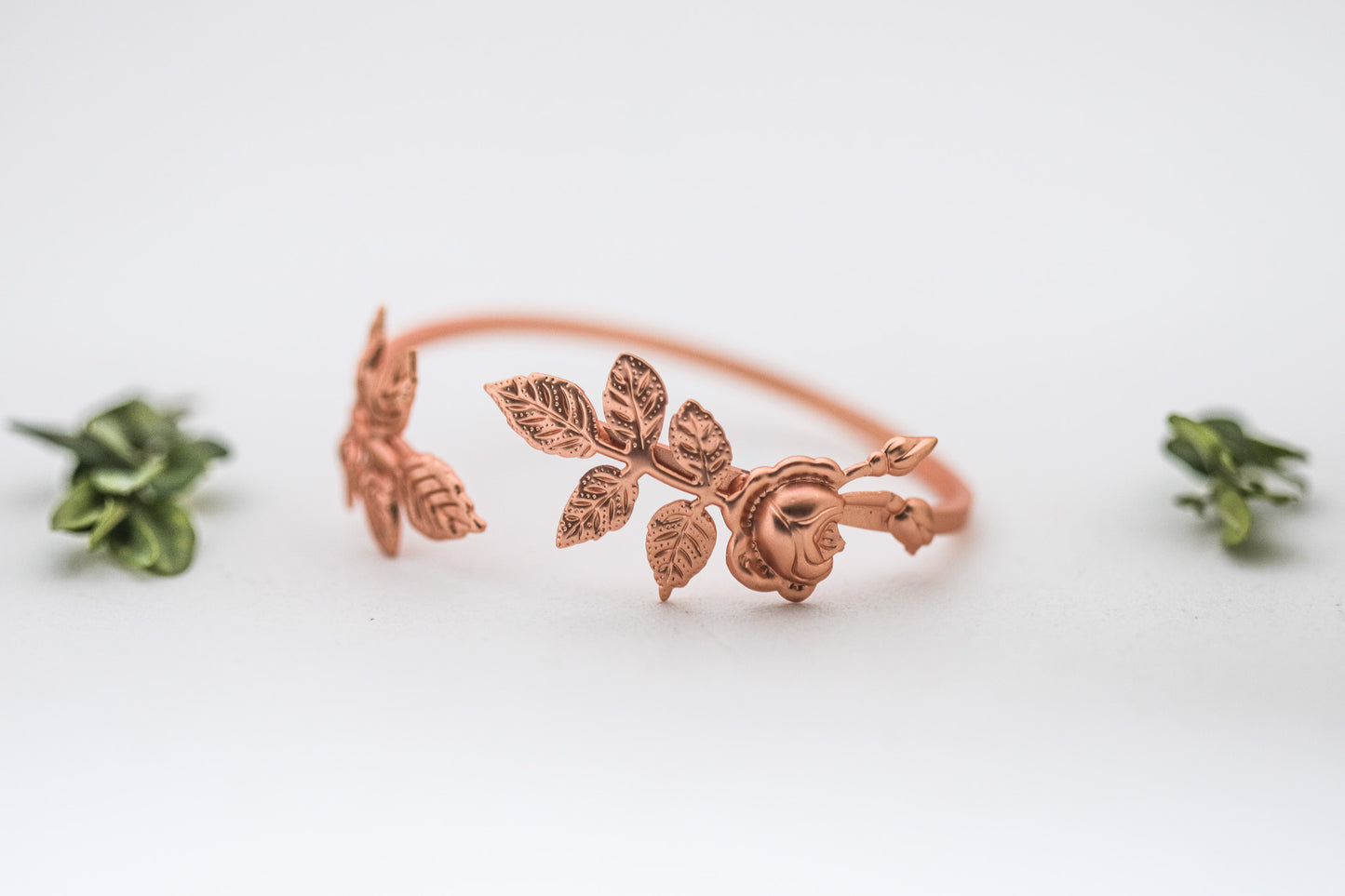 Rose & Leaves Bracelet