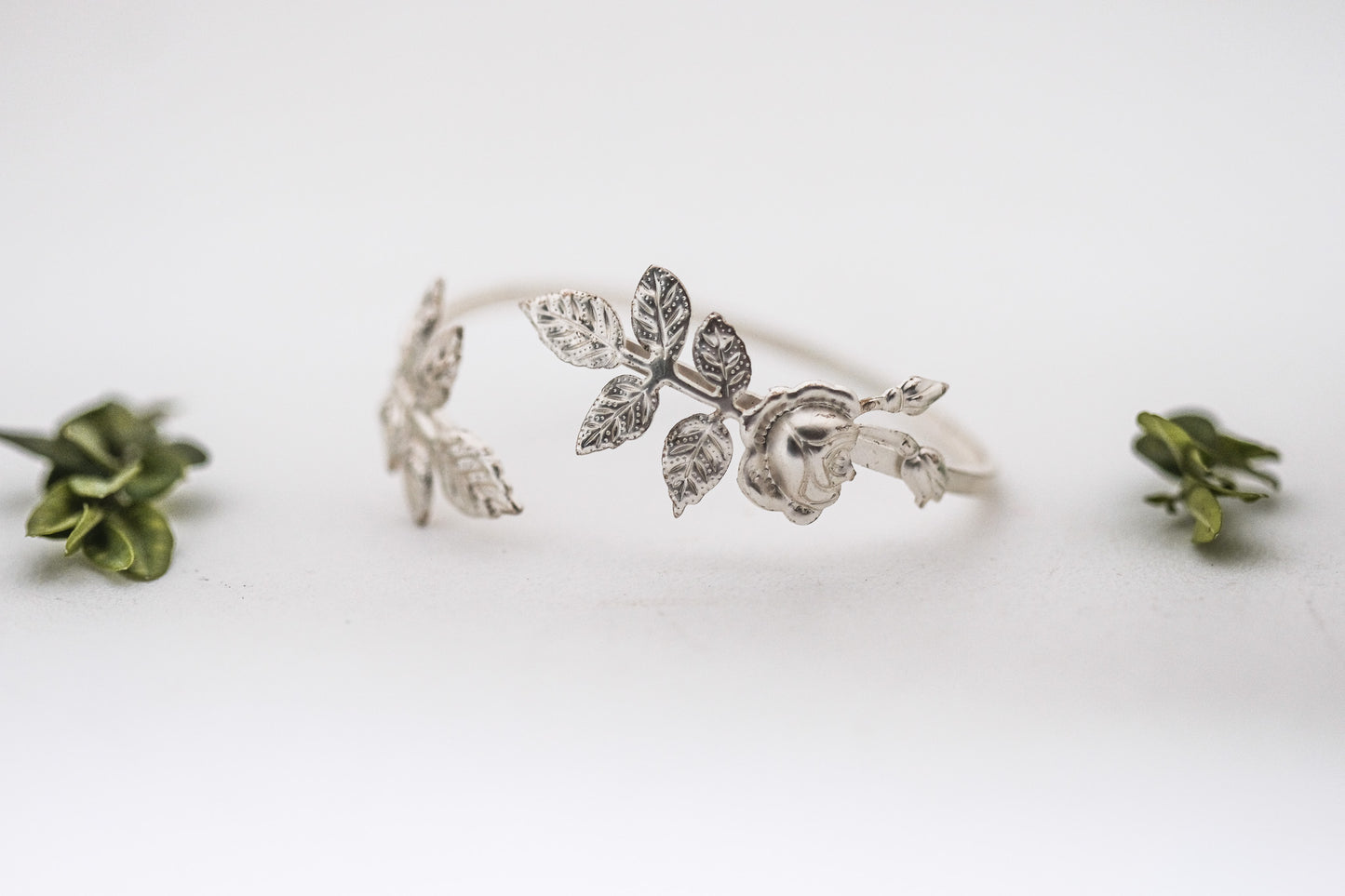 Rose & Leaves Bracelet