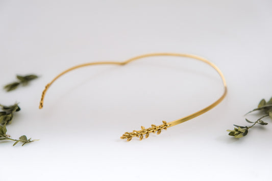 Small Olive Branch Goddess Crown