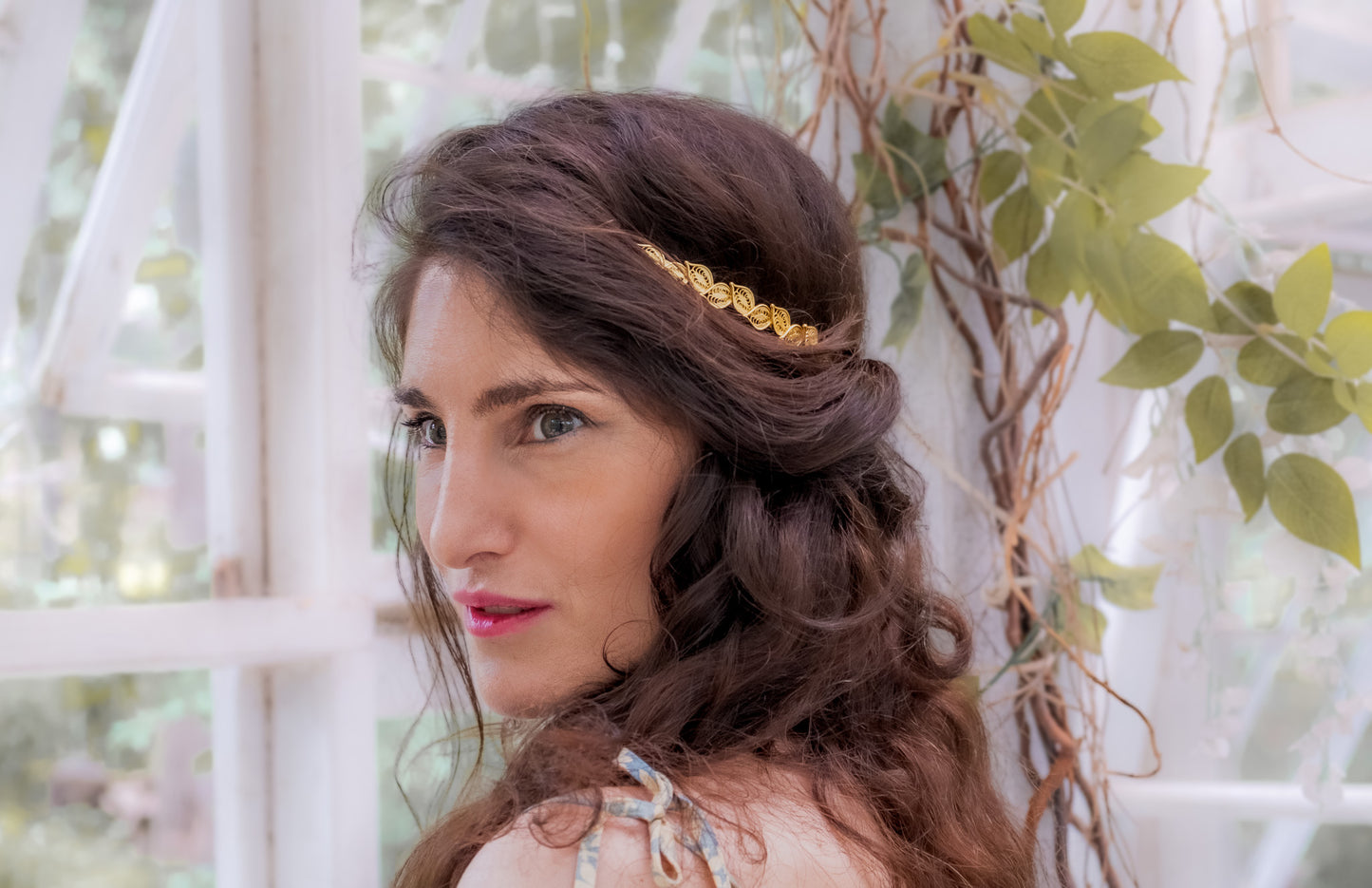 Laurel Filigree Goddess Crown
