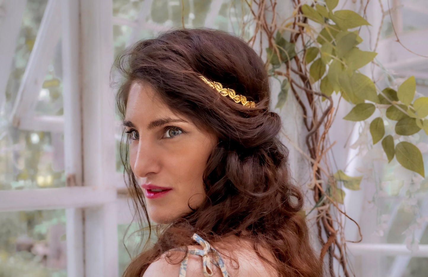 Laurel Filigree Goddess Crown