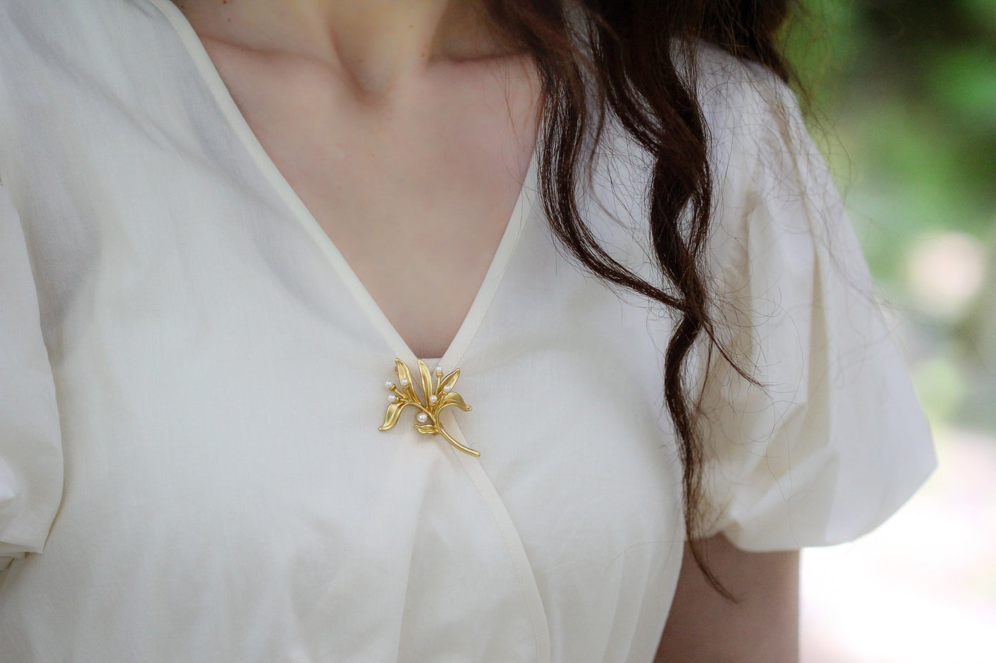 Made to Order* Pearls Bouquet Brooch
