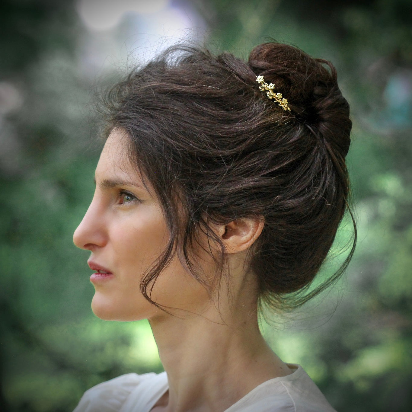 Wild Ivy Leaves Hair Prong