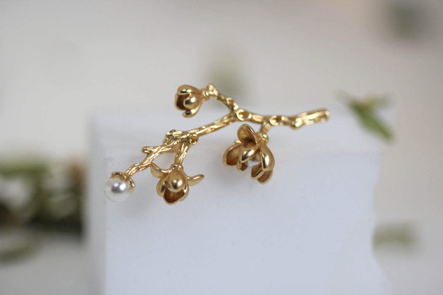 Made to Order* Magnolia Branch Brooch