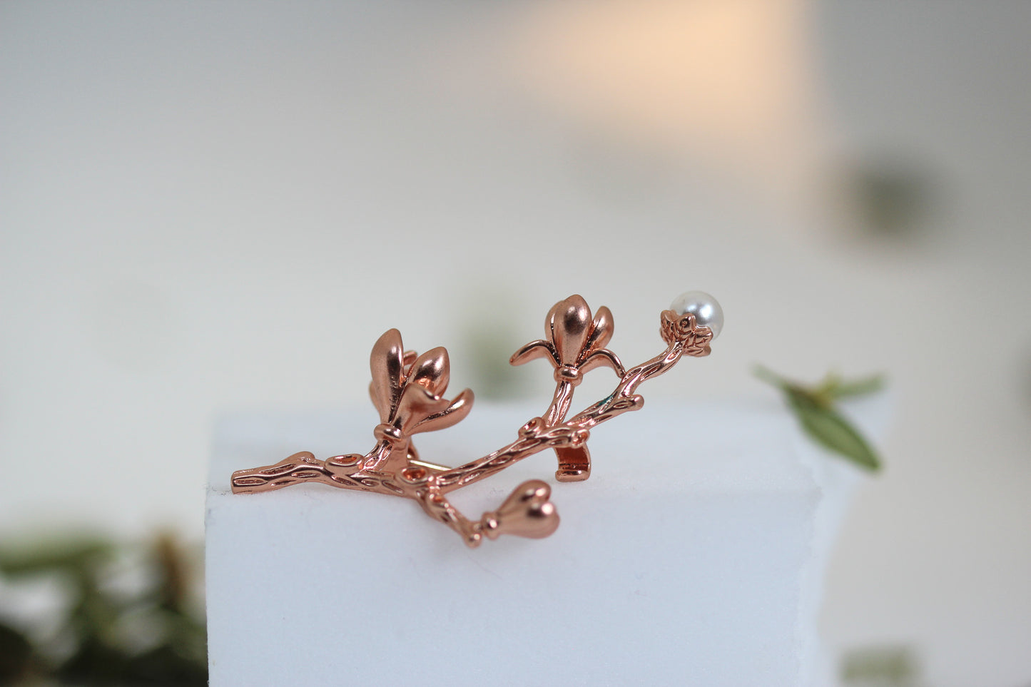Made to Order* Magnolia Branch Brooch