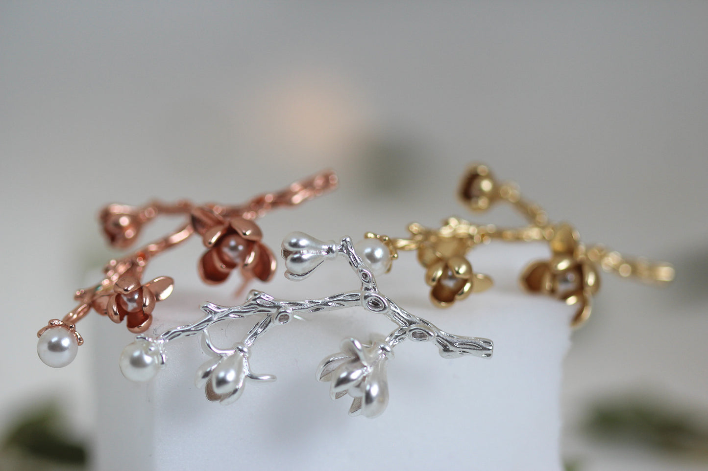 Made to Order* Magnolia Branch Brooch