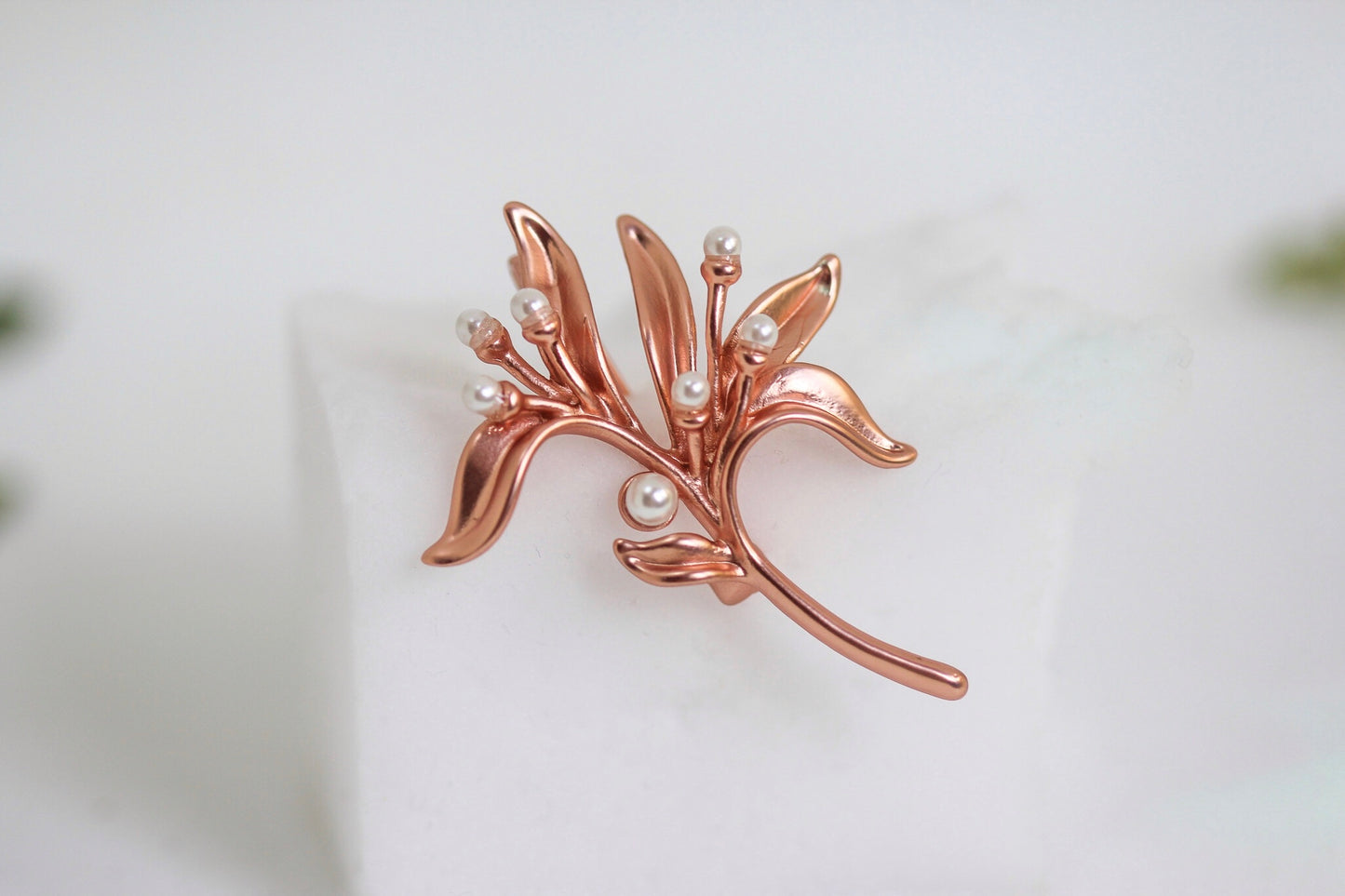 Made to Order* Pearls Bouquet Brooch