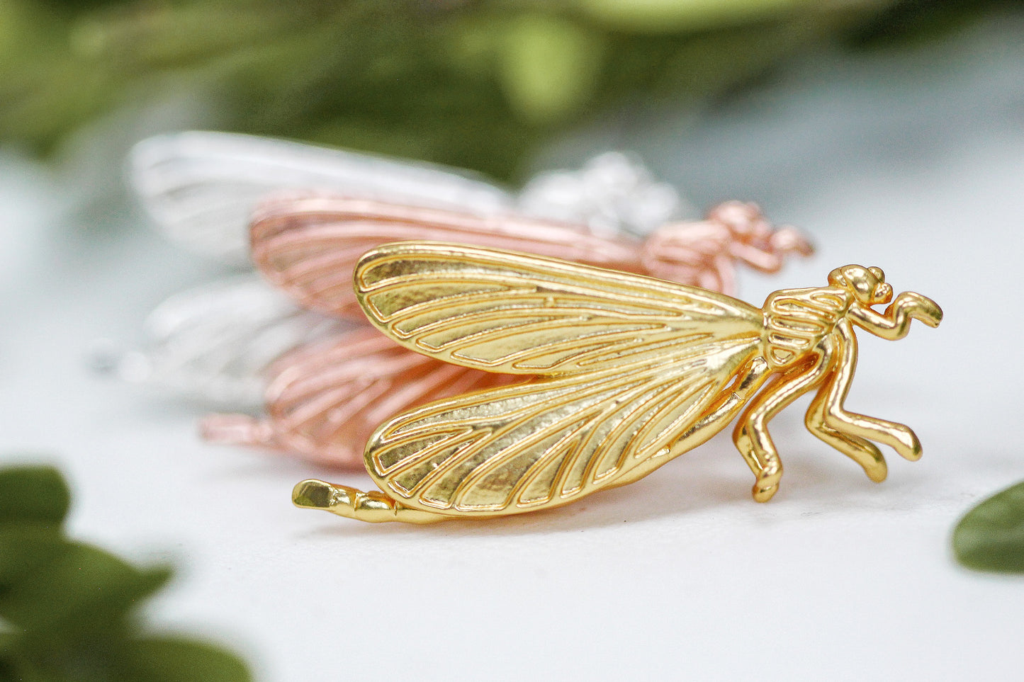 Flying Dragonfly Brooch