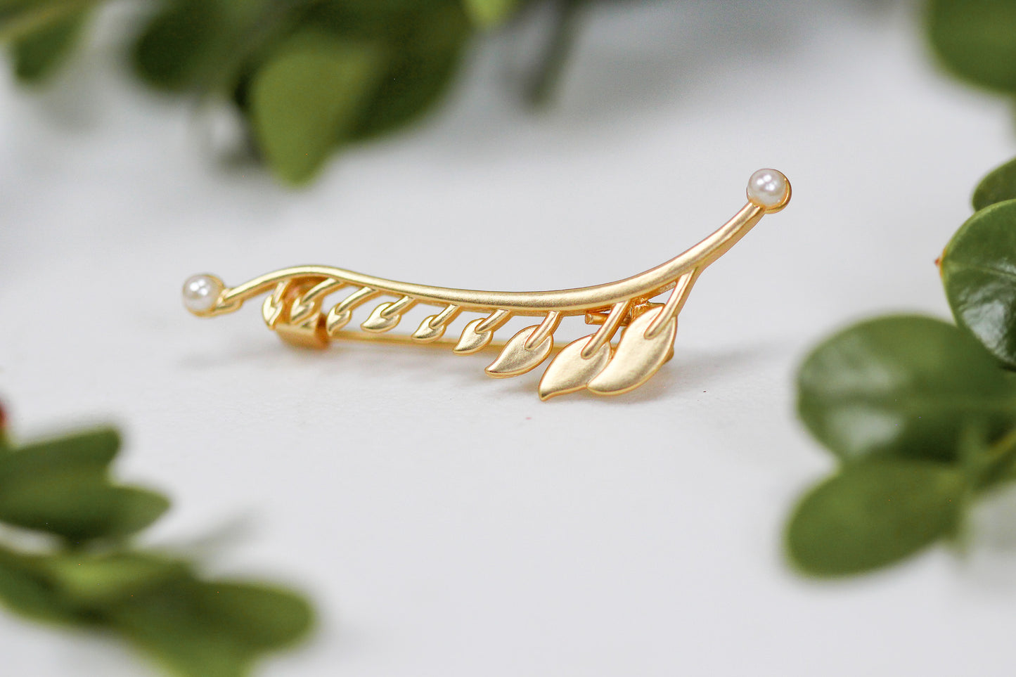 Made to Order * Wispy Leaves Brooch
