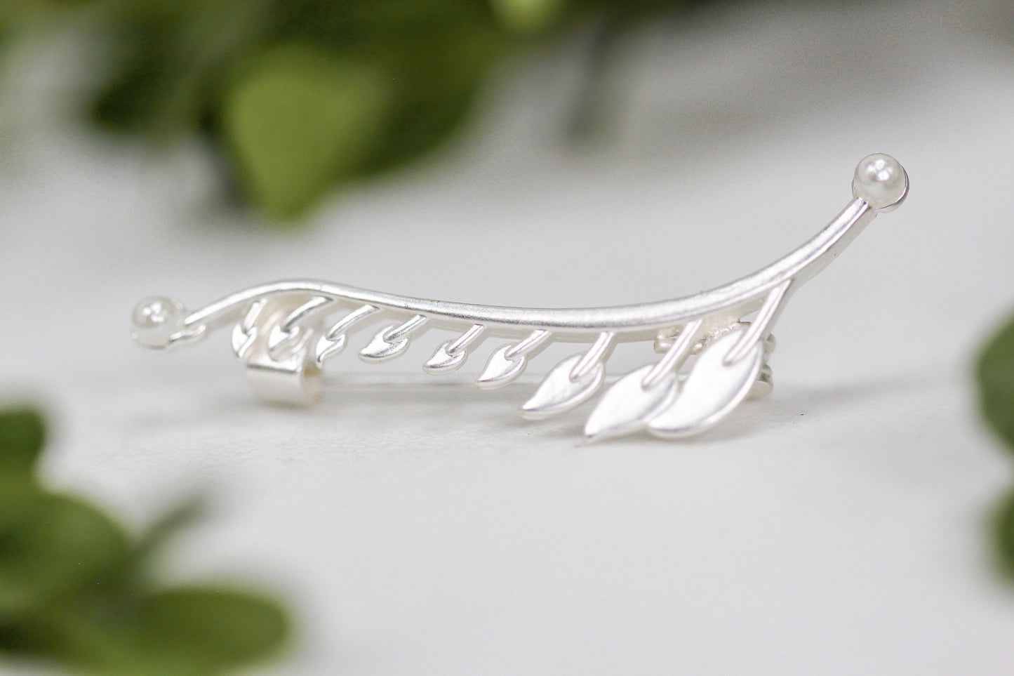 Made to Order * Wispy Leaves Brooch