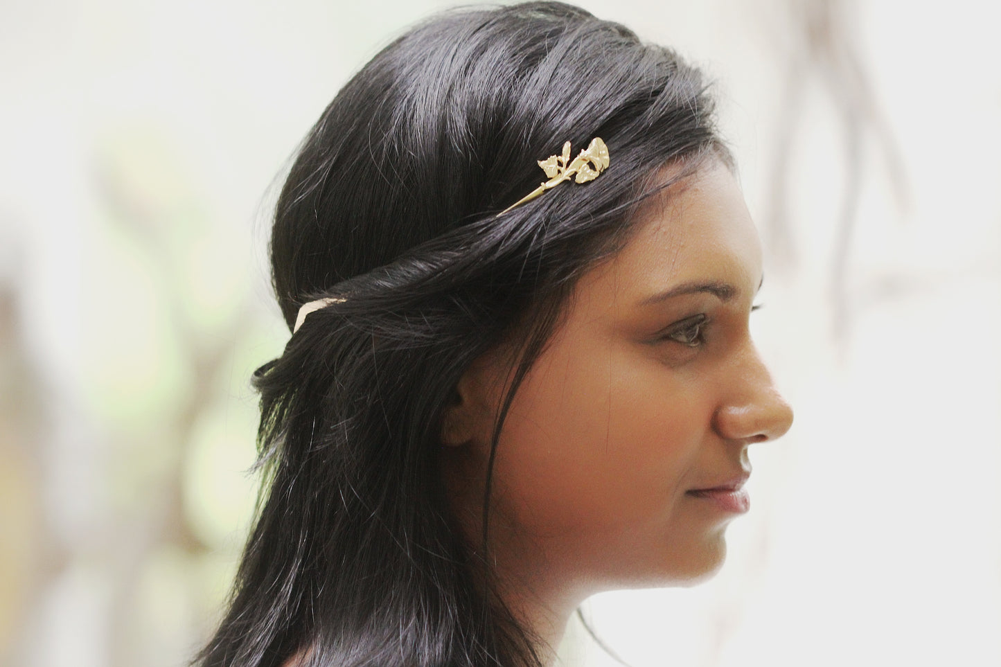 Morning Glory Flowers Goddess Crown