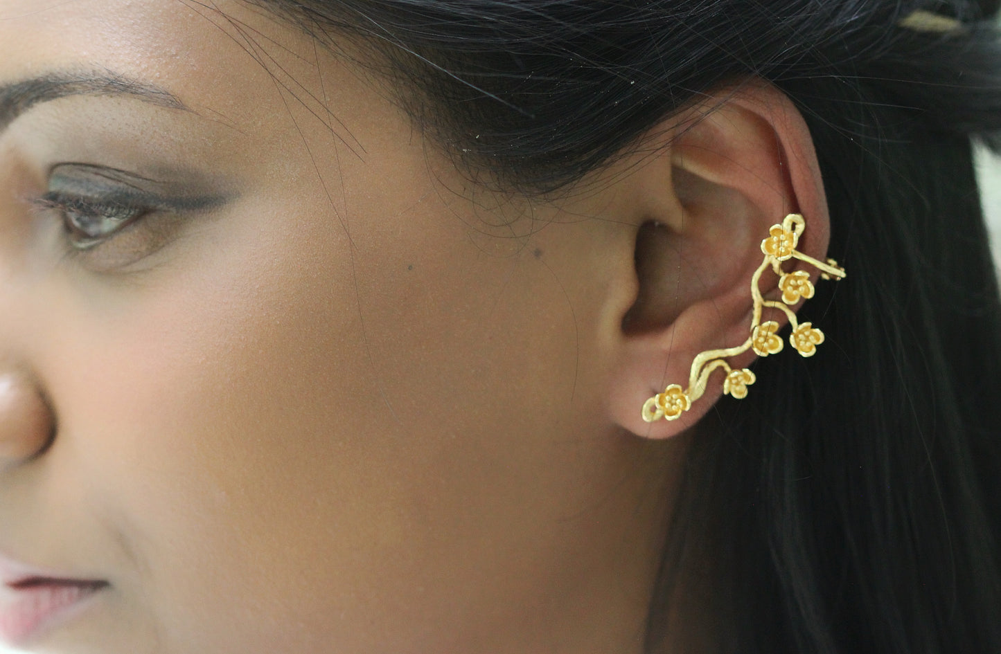 Sakura / Cherry Blossom Floral Ear Cuff