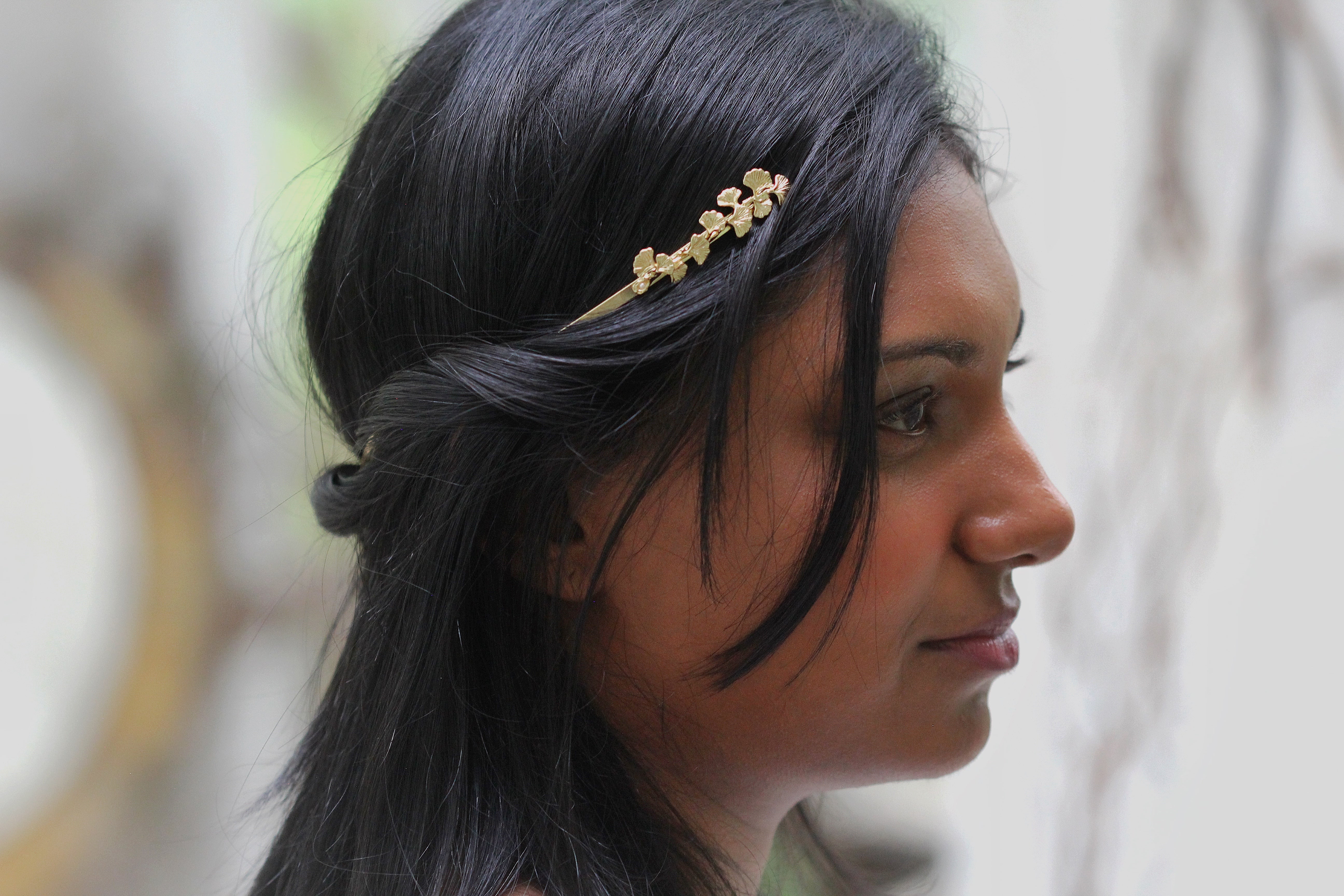 Ginkgo Leaves Goddess Crown