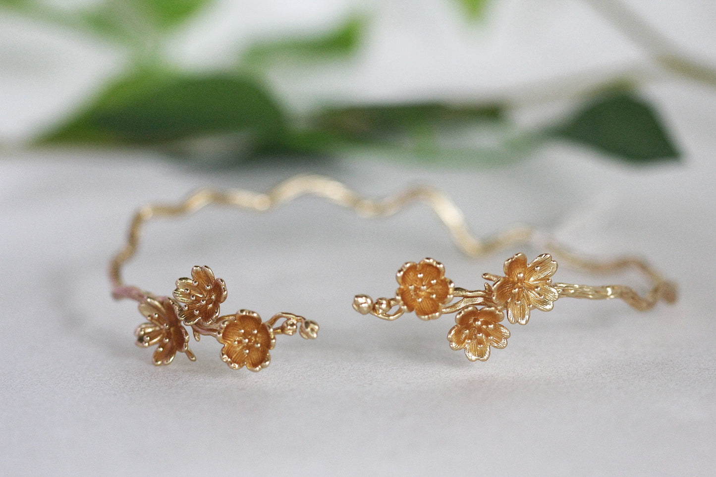 Large Sakura / Cherry Blossom Floral Choker