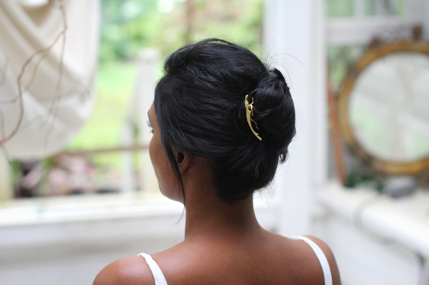 Crane Bird Hair Prong