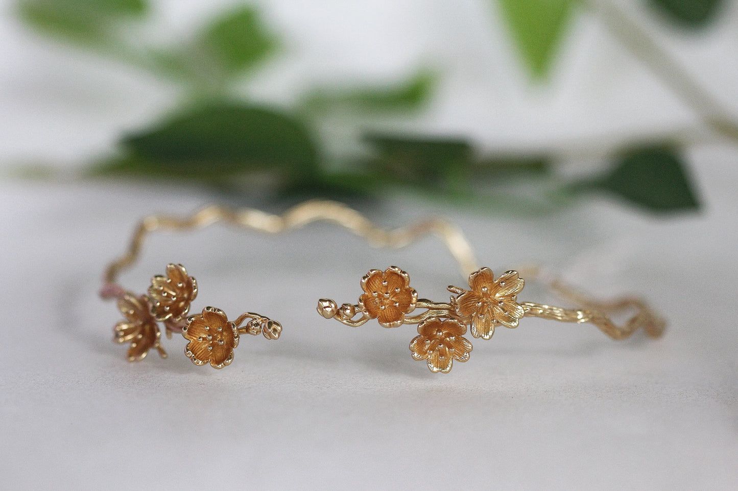 Large Sakura / Cherry Blossom Floral Choker