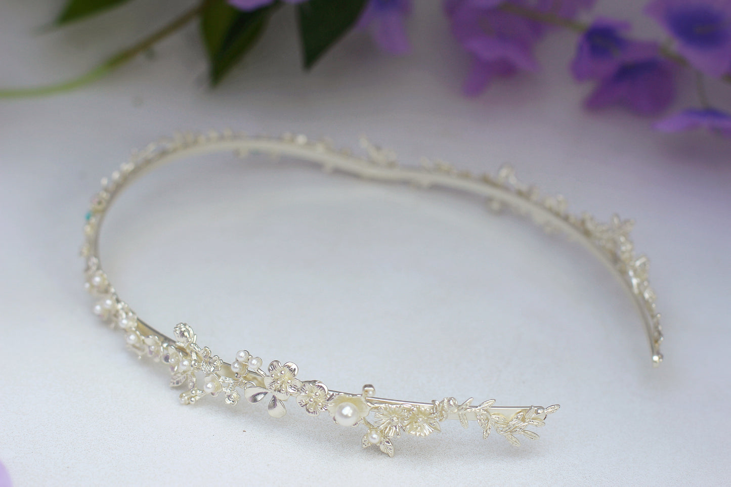 Full Whimsical Meadows Floral Goddess Crown