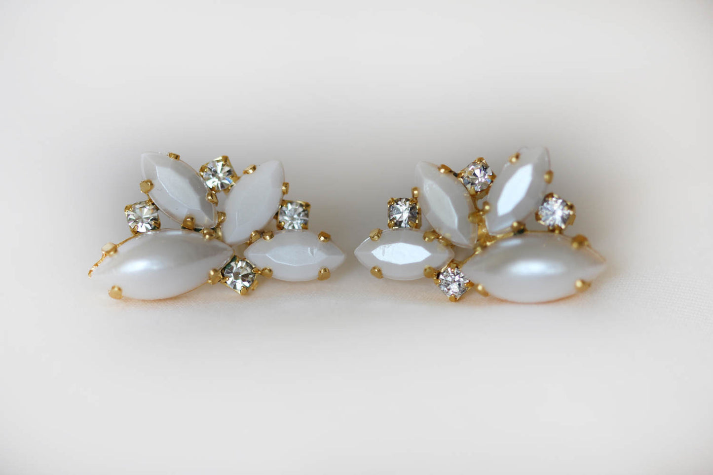Pearls Cluster Earrings