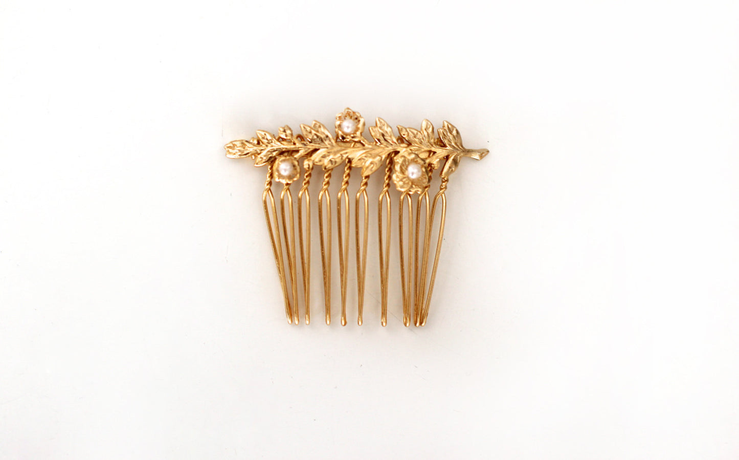 Single Flower Bouquet Hair Comb