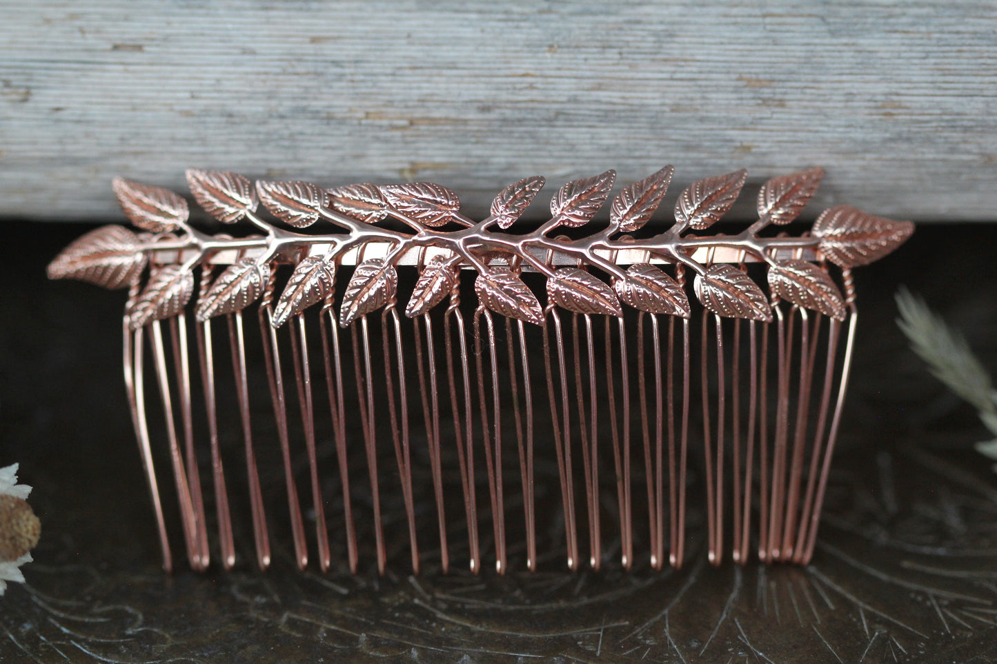 Double Olive Hair Comb