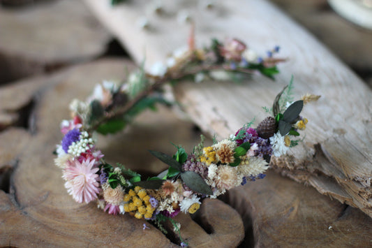 Custom Made* Dried Flowers Goddess Crown