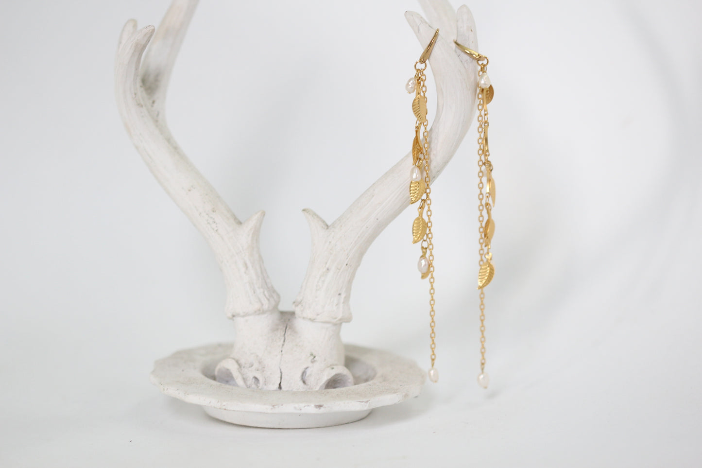 Leaf Waterfall Earrings