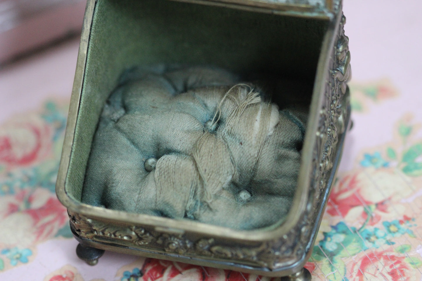 Tafted French Victorian Jewelry Box