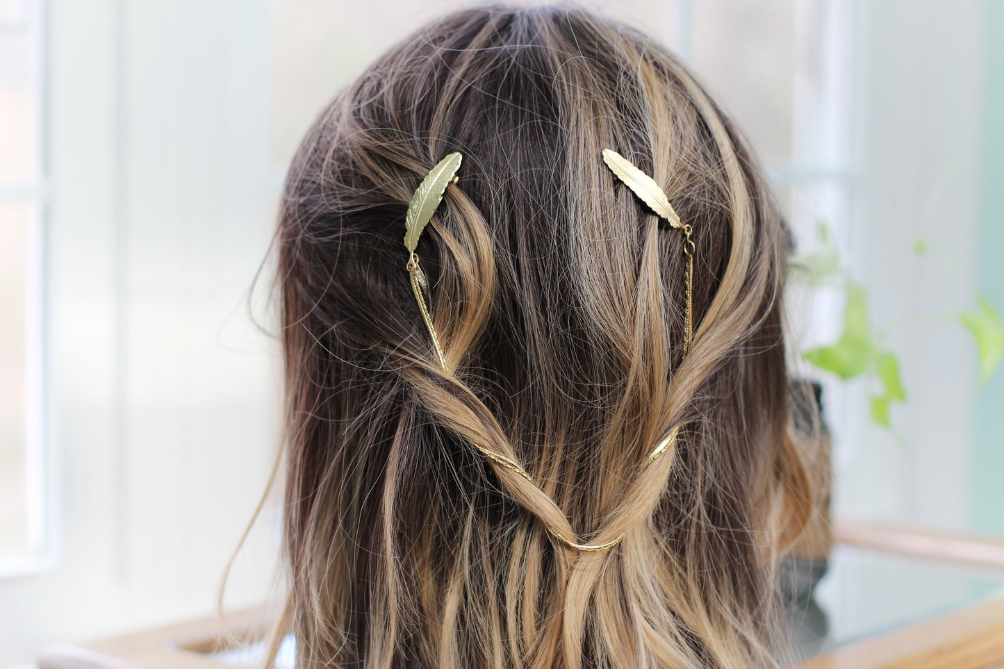 Feather Hair Chain