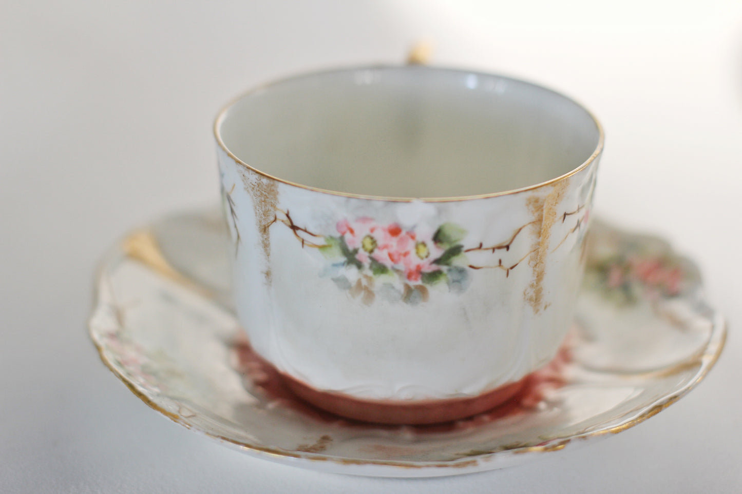 Antique T V Limoges France Tea Cup Set