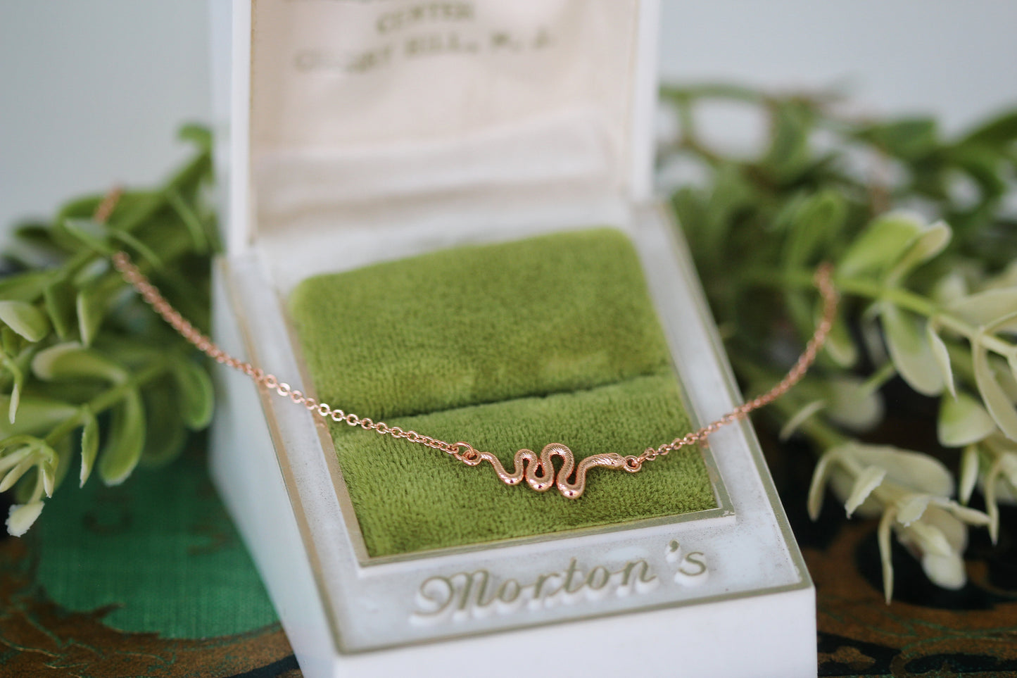 Tiny Snake Necklace