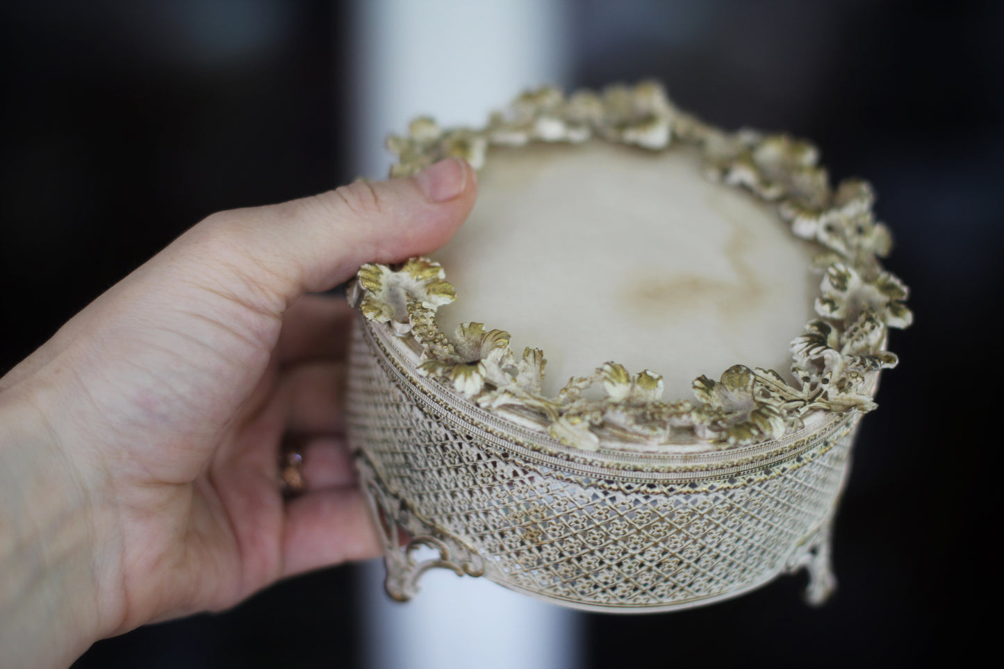 Vintage Dogwood Flowers Jar